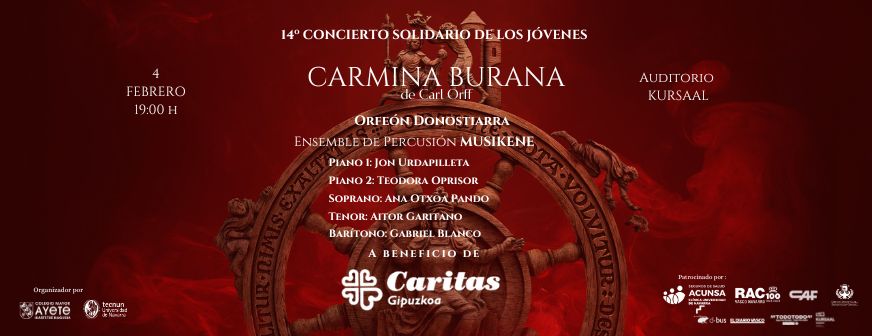 Concierto Carmina Burana – Orfeón Donostiarra y Musikene