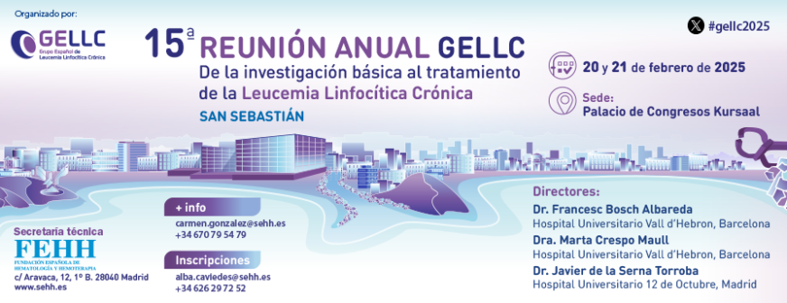 GELLC 2025 – REUNIÓN ANUAL SOCIEDAD ESPAÑOLA DE HEMATOLOGÍA Y HEMOTERAPIA